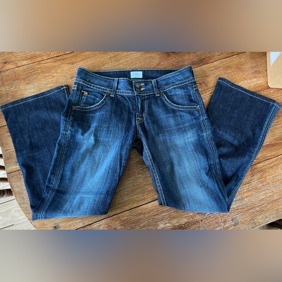Hudson Women's Jeans Signature Petite Bootcut Made in USA Elm Denim Size 28 - Picture 4 of 15